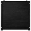 vidaXL Garden Planter Black 60x60x60 cm Solid Pinewood