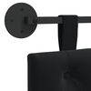vidaXL Hanging Headboard Wall-mounted Black 130 x 55 x 7 cm Velvet