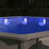 vidaXL Submersible Floating Pool LED Lamp with Remote Control White