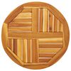 vidaXL Table Top &Oslash;60x2 cm Round Solid Wood Acacia