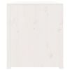 vidaXL Outdoor Kitchen Cabinet White 106x55x64 cm Solid Wood Pine