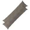 vidaXL Cushion with Pillow HEERLEN 2 pcs Light Grey Velvet