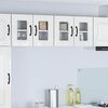 vidaXL Kitchen Cabinet Kalmar 2 pcs High Gloss White 60 x 31 x 40 cm