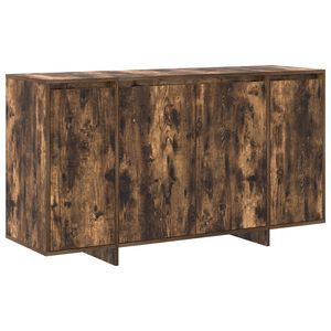 vidaXL Sideboard Smoked Oak 135 x 41 x 75 cm Engineered Wood