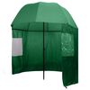 vidaXL Fishing umbrellas 300 x 240 cm Oxford Polyester Round