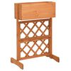 vidaXL Planter | Orange | Solid Firwood | Medium | Planters | Planter