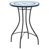 vidaXL Mosaic Bistro Table Blue and White &Oslash;50x70 cm Ceramic