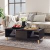 vidaXL Coffee Table High Gloss Grey 103.5x60x35 cm Engineered Wood
