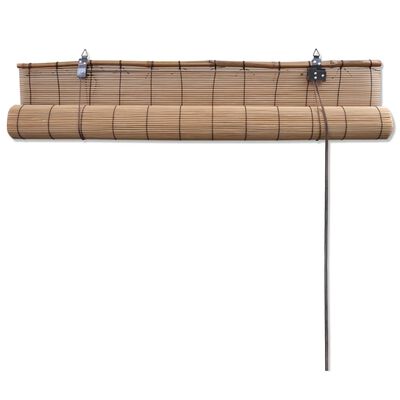 vidaXL Roller Blind Bamboo 150x160 cm Brown