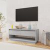 vidaXL TV Cabinet Grey Sonoma 102x41x44 cm Engineered Wood