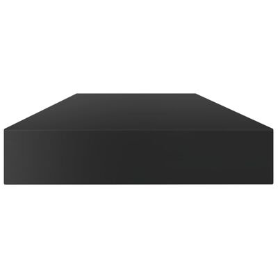 vidaXL Bookshelf Boards 8 pcs High Gloss Black 100x10x1.5 cm Engineered Wood