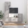 vidaXL 5 Piece TV Cabinet Set Grey Sonoma Engineered Wood