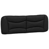 vidaXL Headboard Cushion "Hvar" Black 152 cm Queen Faux Leather
