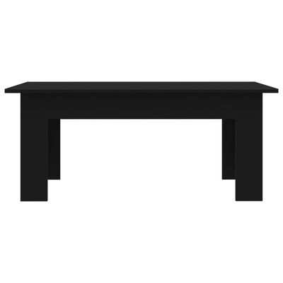 vidaXL Coffee Table Black 100x60x42 cm Engineered Wood