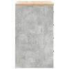 vidaXL Garage Storage Cabinet Concrete Grey 60x51x85 cm Solid Wood Pine