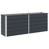 vidaXL Planter Anthracite 195 x 50 x 77 cm Galvanised Steel