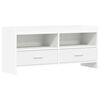 vidaXL TV Cabinet 100 x 33 x 47 cm White Engineered Wood