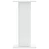 vidaXL Speaker Stands 2 pcs White 30x30x60 cm Engineered Wood