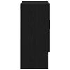 vidaXL Wall-mounted Cabinet Black Oak 60 x 31 x 70 cm Engineered Wood