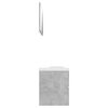 vidaXL Bathroom Furniture Set Concrete Grey Engineered Wood