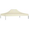 vidaXL Party Tent Roof 4.5x3 m Cream 270 g/m²