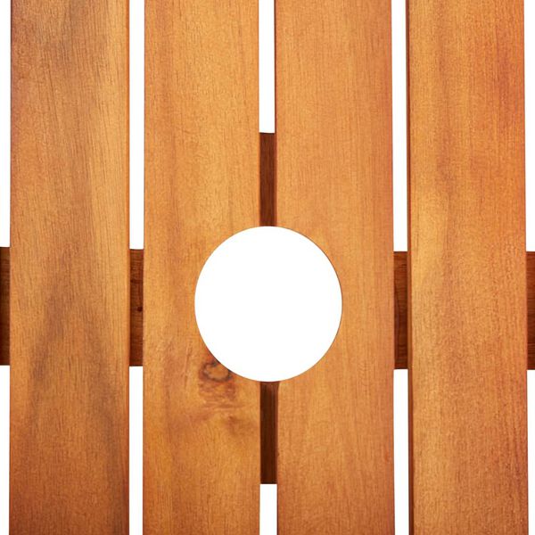 vidaXL 5 Piece Garden Dining Set with Cushions Solid Acacia Wood