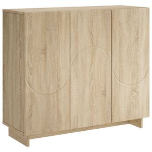 vidaXL Sideboard Sonoma Oak 85.5 x 31 x 75 cm Engineered Wood