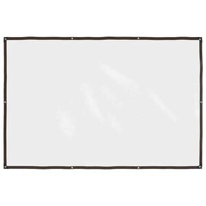 vidaXL Clear Tarpaulin with Eyelets 2x3 m Polyethylene