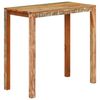 vidaXL Bar Table 112x55x108 cm Solid Wood Reclaimed