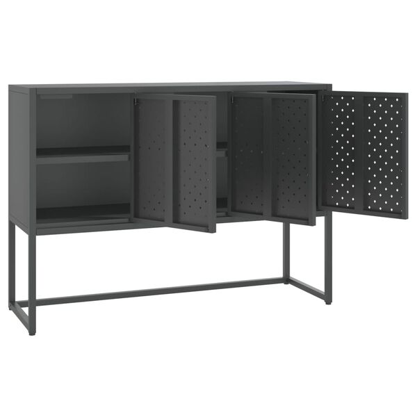 vidaXL Sideboard Anthracite 105x35x75 cm Steel