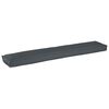 vidaXL Pallet Cushion Set 2 pcs Anthracite 200 x 40 x 8 cm