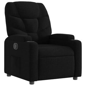 vidaXL Recliner Chair Black Fabric