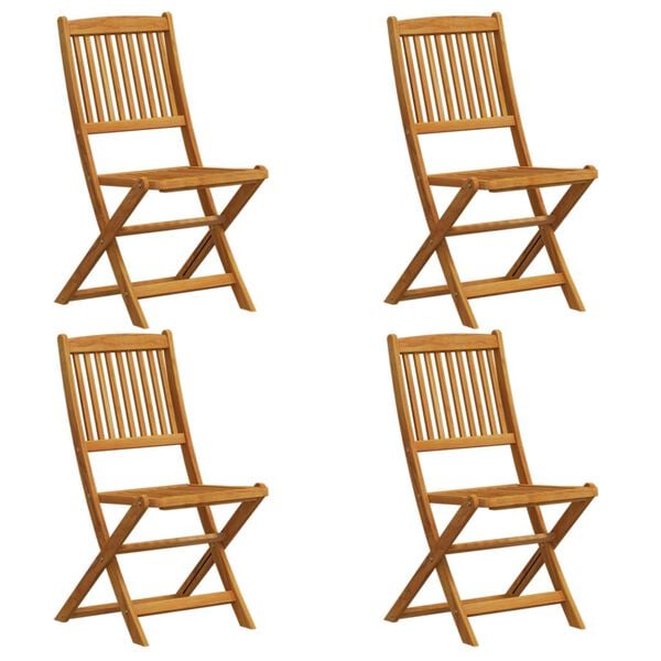 vidaXL 5 Piece Garden Dining Set Solid Wood Eucalyptus