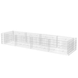 vidaXL Gabion Raised Bed Steel 360x90x50 cm