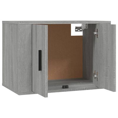 vidaXL Wall-mounted TV Cabinets 2 pcs Grey Sonoma 57x34.5x40 cm