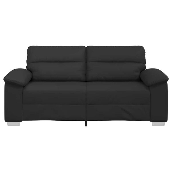 vidaXL 2-Seater Sofa&nbsp;Black 180x81x84 cm Faux Leather