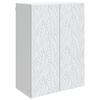 vidaXL Wall-Mounted Cabinet White 66 x 34.5 x 90 cm Engineered Wood