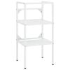 vidaXL Bathroom Washbasin Frame White 40x38x83 cm Iron