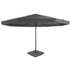 vidaXL Garden Parasol | Anthracite | Aluminium | 5 m diameter, 3.85 m height