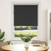 vidaXL Roller blind blackout 84.4x175 cm Fabric Width 80 cm black