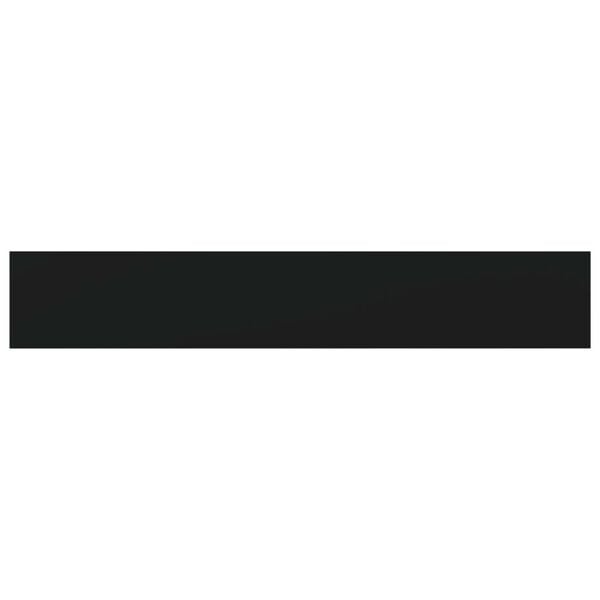 vidaXL Bookshelf Boards 8 pcs Black 60x10x1.5 cm Engineered Wood