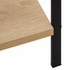 vidaXL 4-Layer Book Shelf Oak 60x27.6x124.5 cm Engineered Wood
