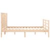 vidaXL Bed Frame without Mattress Double Solid Wood