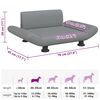 vidaXL Dog Bed Light Grey 70x45x28 cm Fabric
