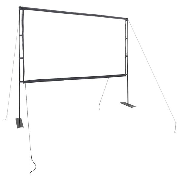 vidaXL Projection Screen with Stands 108 Inch 16:9