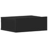 vidaXL Floating Nightstand Black 40x30x15 cm Engineered Wood