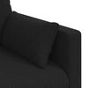 vidaXL Sofa Black 158 x 78 x 80 cm Fabric