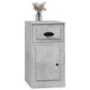 vidaXL Side Cabinet with Drawer Concrete Grey 40x50x75 cm Engineered Wood
