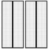 vidaXL Insect Door Curtains 2 pcs with Magnet Blocks Black 210x90 cm