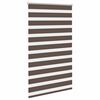 vidaXL Zebra blind 80.9x175 cm Fabric Width 76.7 cm coffee